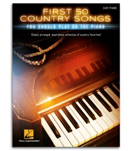 Foto da capa do livro First 50 Country Songs You Should Play On the Piano