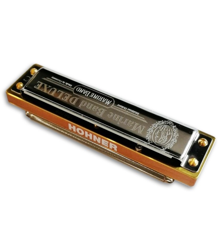Photo of the Harmonica Hohner Marine Band de Luxe in C's other side