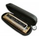 Photo of the Harmonica Hohner Marine Band de Luxe in C inside the case