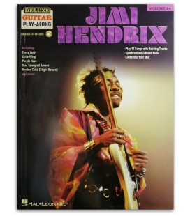 Foto de la portada del libro Jimi Hendrix Play Along de Luxe
