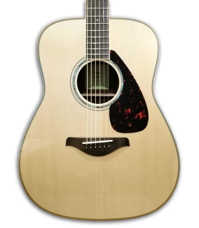 Foto do tampo da Guitarra Acústica Yamaha modelo FG830
