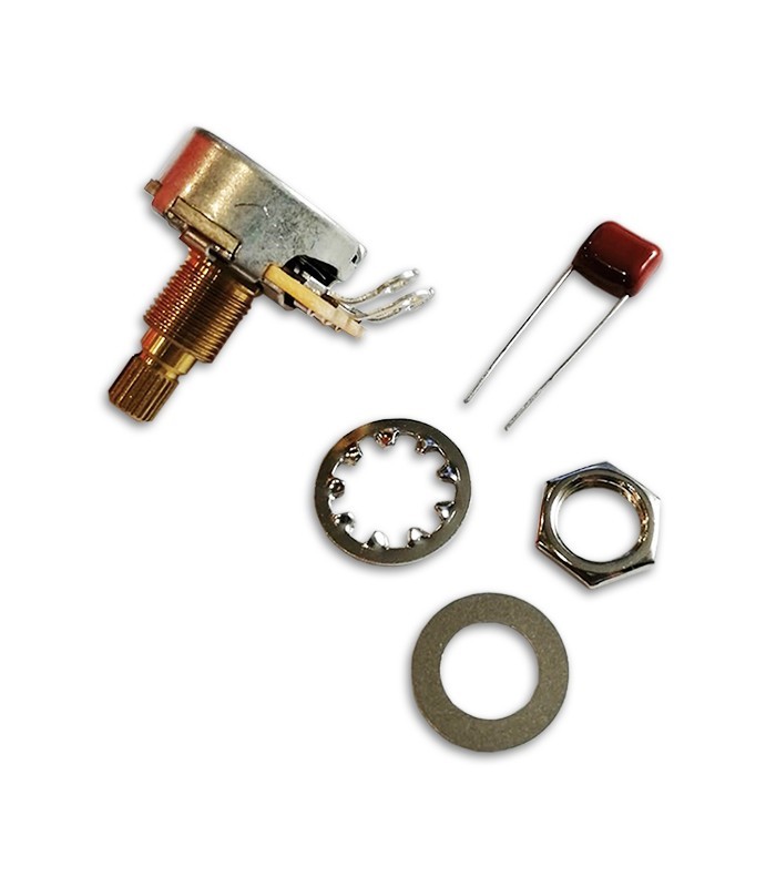 Foto del Potenciometro Fender Original 500K con accesórios