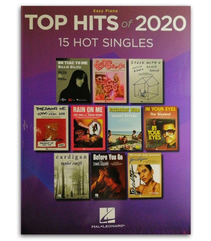 Foto da capa do livro Top Hits of 2020 Easy Piano