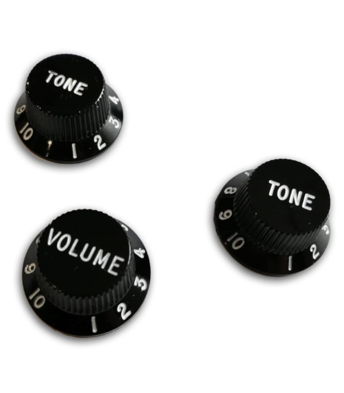 Photo of the Fender Potentiometer Covers in Black