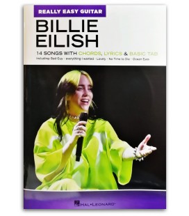 Foto da capa do livro Billie Eilish Really Easy Guitar