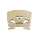 Photo of the Raw Violin Bridge Aubert 4/4