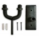 Photo pf the parts of the Wall Stand BSX Black for Guitar