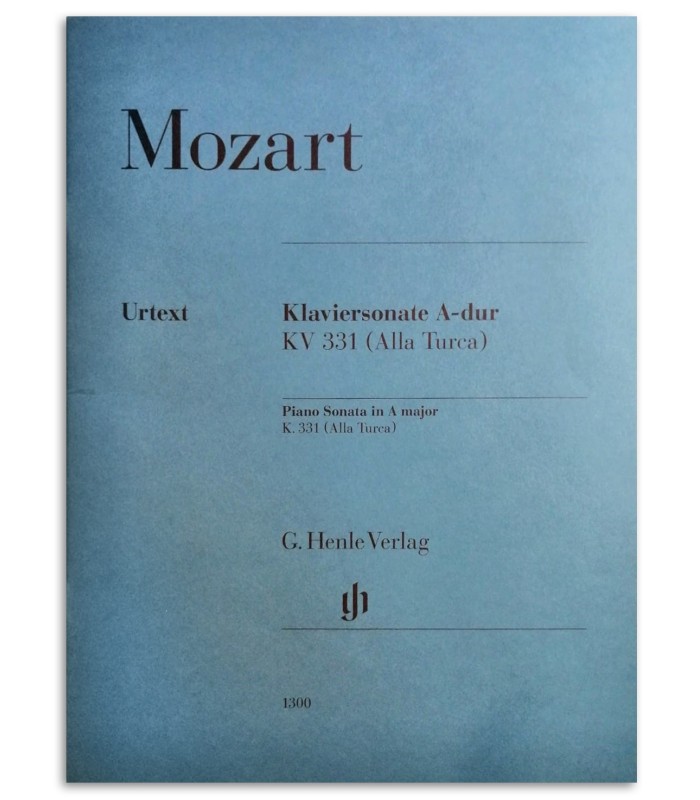 Photo of the Mozart Turkish March Sonata A M KV331's book cover