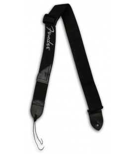Correia Fender para Guitarra Logo Cinza
