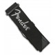 Photo detail of the logo of the Fender Guitar Strap