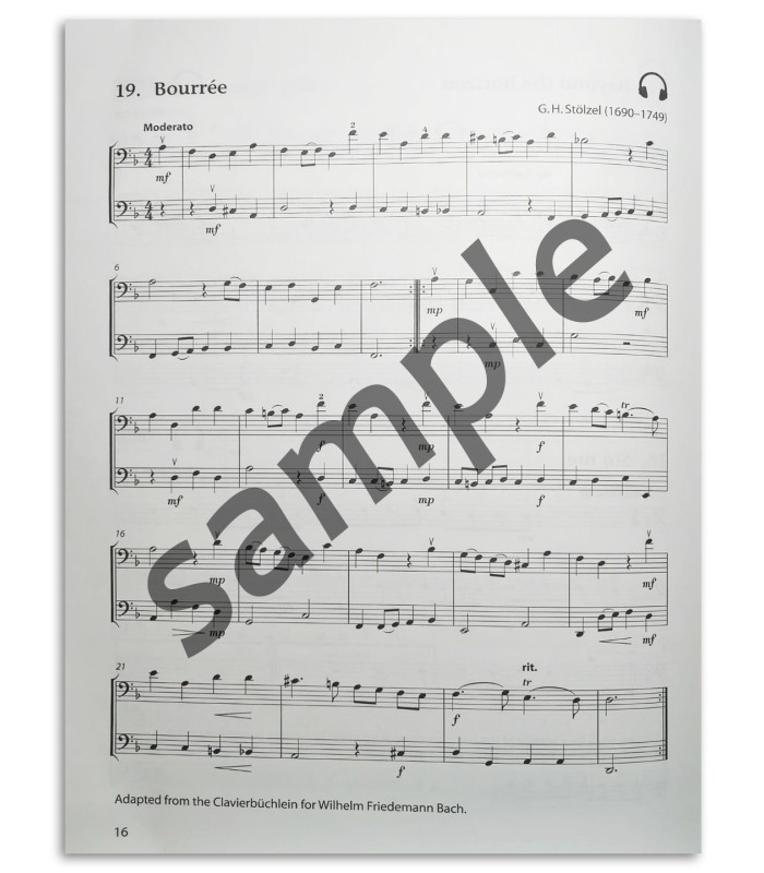 Photo of a sample from the Blackwell Cello Time Sprinters Book 3