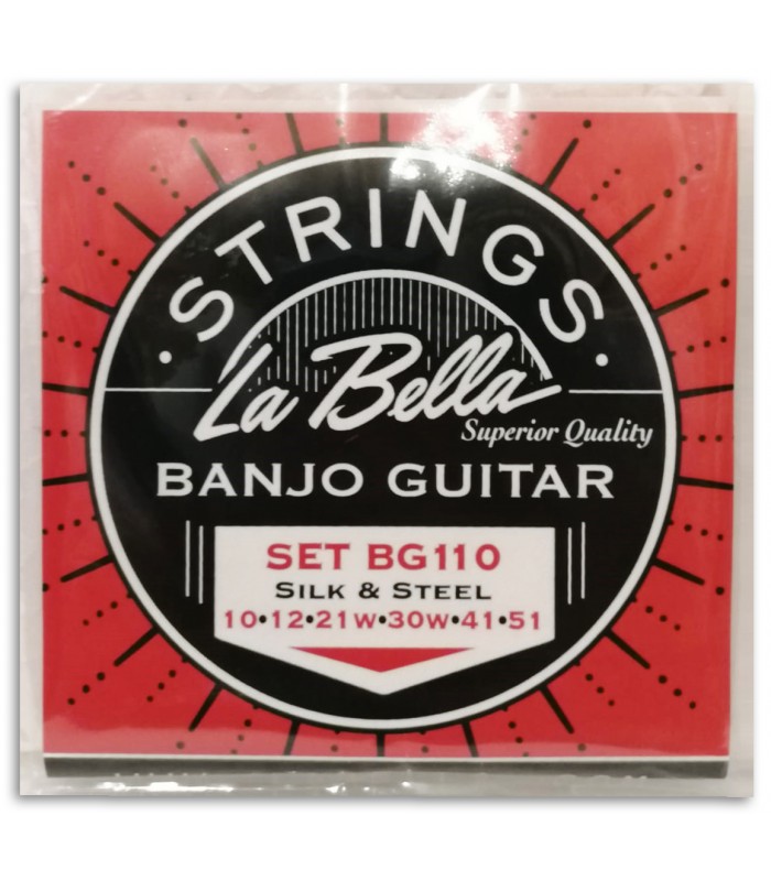 La Bella BG-110 para Banjo 6 Cuerdas | Juego Cuerdas Banjo | Salão Musical