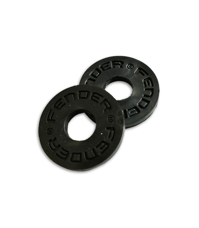 Photo of the black pair of Strap Block Fender Strap Locking System