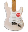 Foto do corpo da Guitarra Elétrica Fender Squier modelo Classic Vibe Stratocaster 50S White Blond