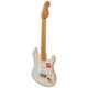 Photo of the Fender Electric Guitar Squier model Classic Vibe Stratocaster 50S White Blond