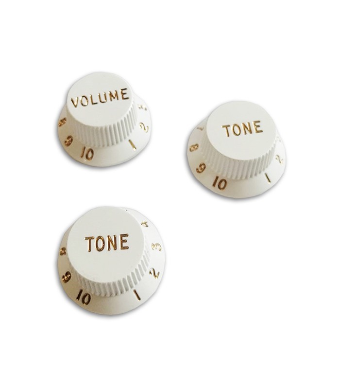 Photo of the knobs Fender Stratocaster