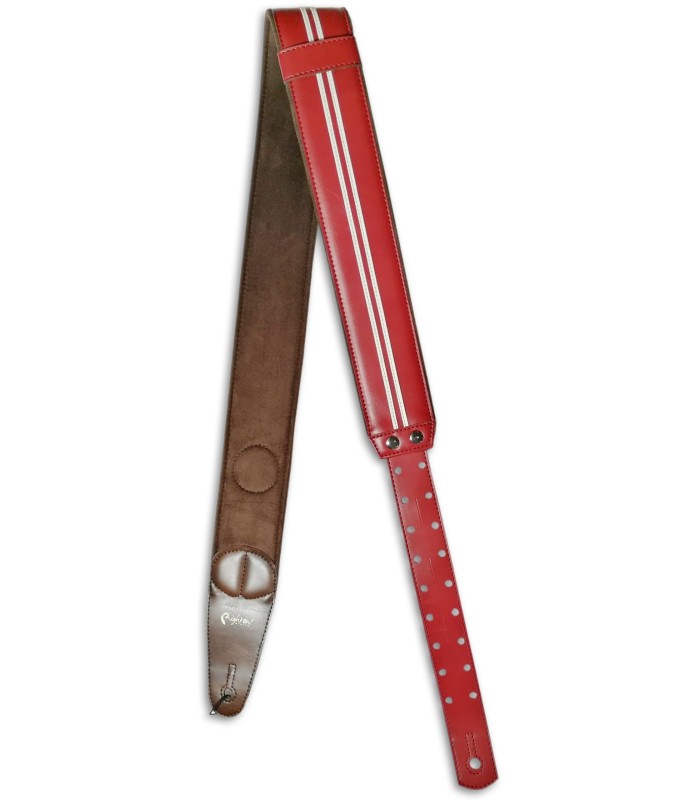 Yamaha Righton! Race Red Guitar strap Salão Musical Musical Hall