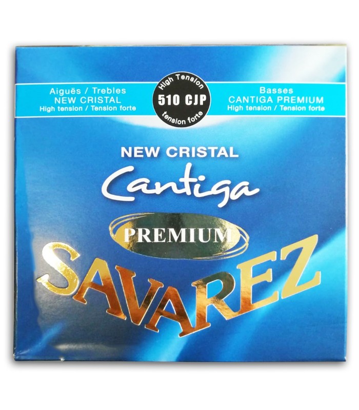 Photo of the Classical Guitar String Set Savarez model 510-CJP New Crystal Cantiga Premium's package cover