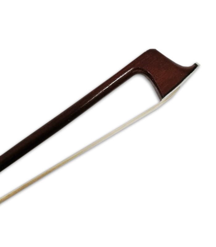 Tip detail of the violin bow Corina model YVC-02 1/8 size