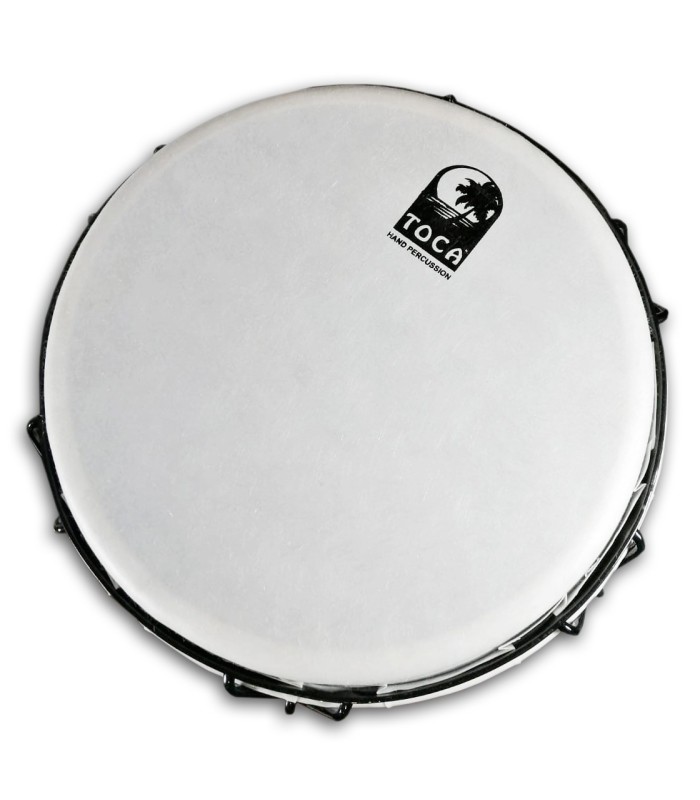 Foto del parche del Djembe Toca Percussion modelo TF2DM-10SC Freestyle II