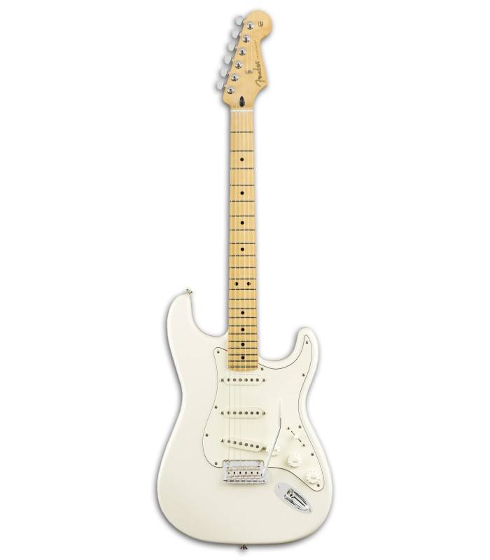 Foto de la Guitarra Eléctrica Fender modelo Player Strato MN en color Polar White