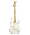 Foto de la Guitarra Eléctrica Fender modelo Player Strato MN en color Polar White