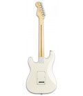 Foto das costas da Guitarra Elétrica Fender modelo Player Strato MN em cor Polar White