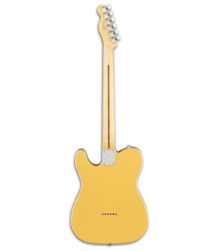 Photo of the Eletric Guitar Fender model Player Telecaster MN in color Butterscotch Blonde's back