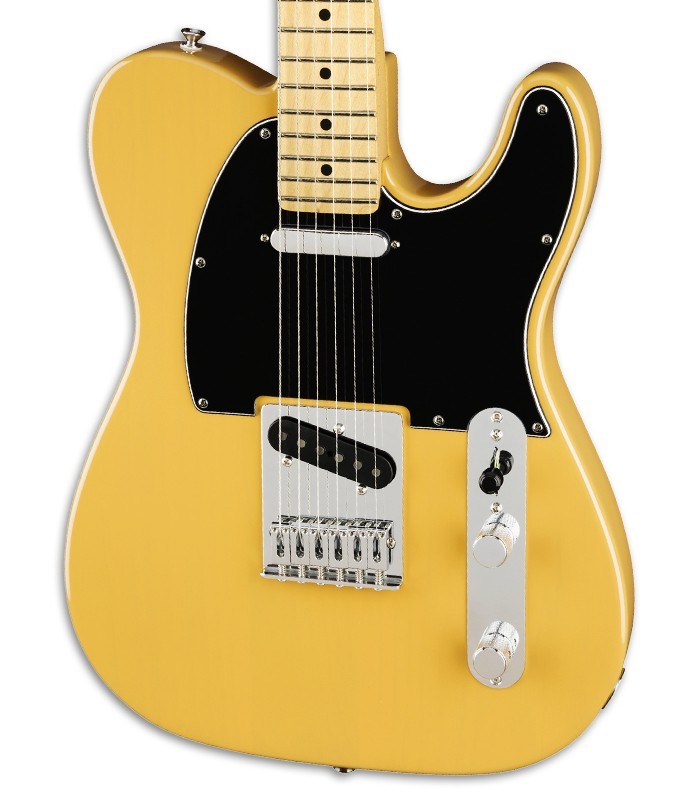 Foto do corpo da Guitarra Elétrica Fender modelo Player Telecaster MN em cor Butterscotch Blonde