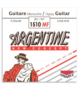 Foto da capa da embalagem do Jogo de Cordas Savarez modelo Argentine 1510MF