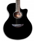 Photo of the Electroacoustic Guitar Yamaha model APX600 BL's top