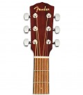 Photo of the Folk Guitar Fender model CC-60S Concert All Mahogany's head
