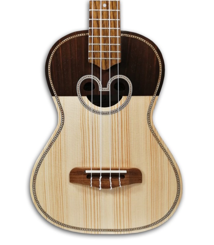 Photo of the Tenor Ukulele APC model TS103's top