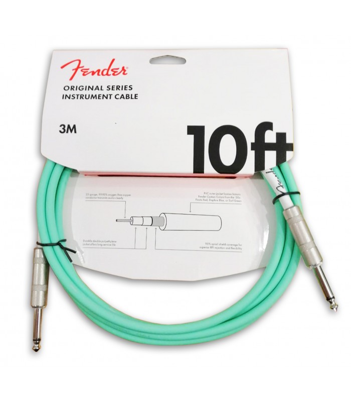 Fender Original Surf Green 3m | Cable | Salão