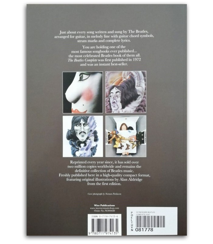 Photo of The Beatles Complete's book backcover