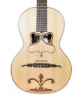 Foto de la tapa de la Viola da Terra Artimúsica modelo VA90C