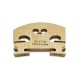 Photo detail of the base of the Violin Bridge Aubert of 4/4 size