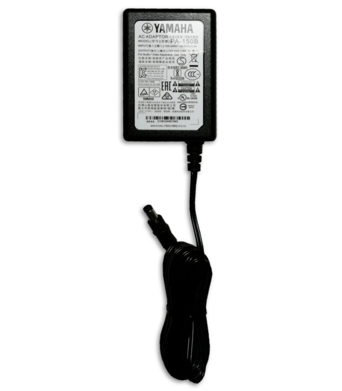 Foto detalle de la Fuente de Alimentación Yamaha modelo PA-150B para Teclados