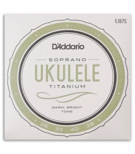 Jogo de Cordas Daddario EJ87S para Ukulele Soprano