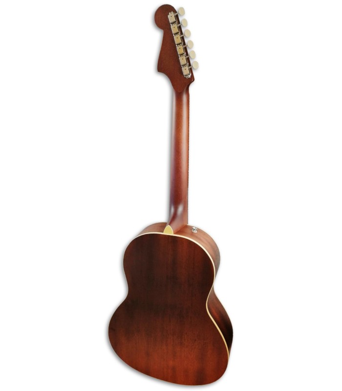 Photo of the Acoustic Guitar Fender model Sonoran Mini All Mahogany's back