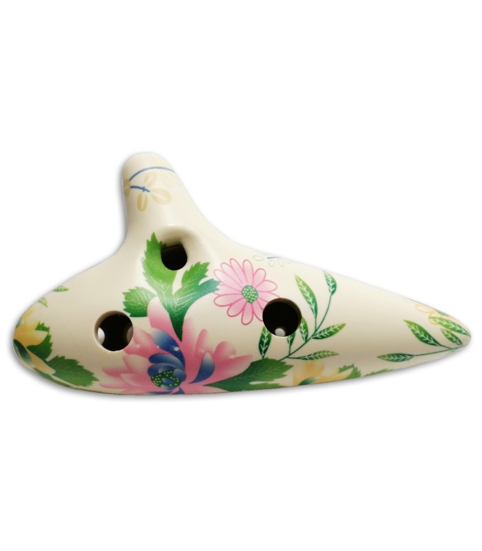 Foto de la espalda de la Ocarina Woodi modelo Fantasia 3 WRO-917-F3