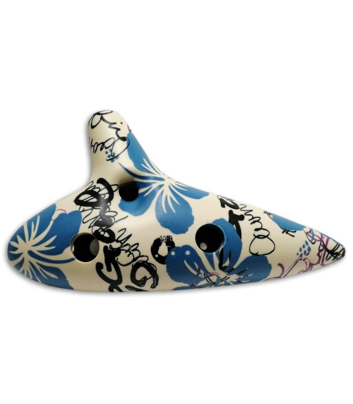 Foto de la espalda de la Ocarina Woodi modelo Fantasia 4 WRO-917-F4