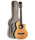 Acoustic guitar Alhambra model CS LR CW E1 EQ Crossover with a 25mm padded bag