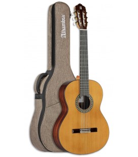 Guitarra Cl叩sica Alhambra 5P 7/8 Cedro Palisandro con Funda