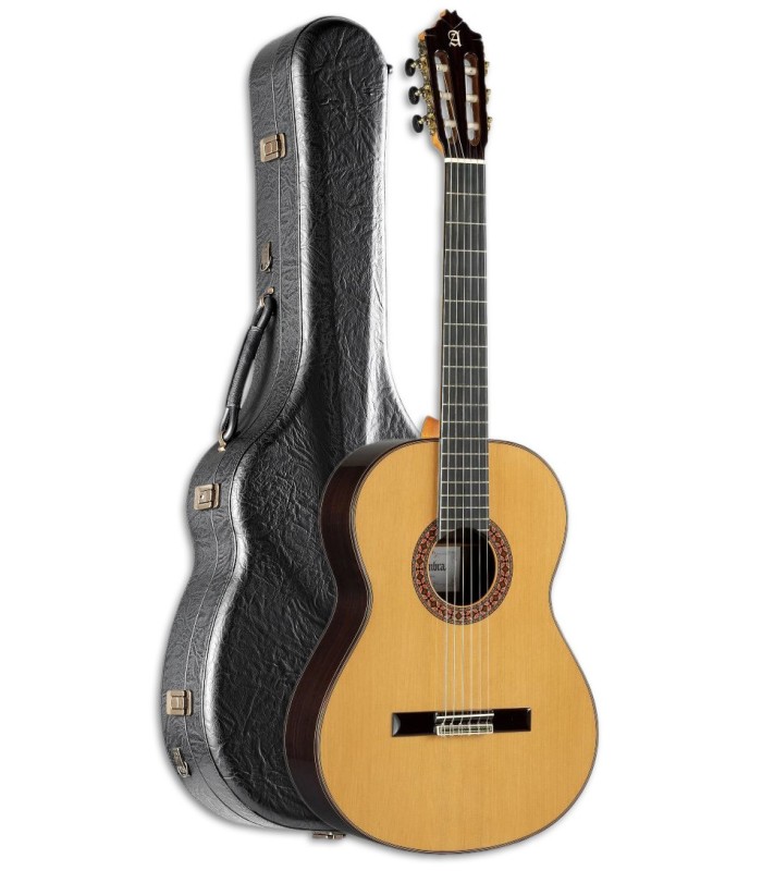 Foto de la guitarra clásica Alhambra 8P con estuche