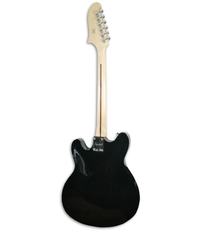 Foto de la espalda de la Guitarra Eléctrica Fender Squier modelo Affinity Starcaster MN Black