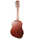 Foto del fondo de la Guitarra Folk Fender modelo FA-15