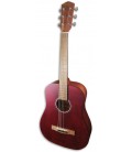 Foto de la Guitarra Folk Fender modelo FA-15 en color rojo