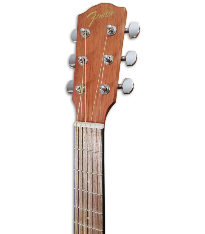 Photo of the Folk Guitar Fender model FA-15's headstock