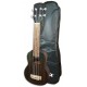 Photo of the Soprano Ukulele Laka model VUS5BL in Blue color with the Bag